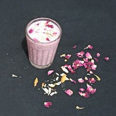 A picture of Rose Milk Chia pudding.