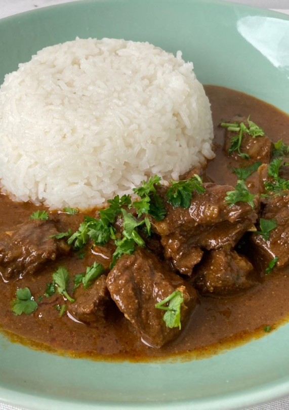 Una foto de Estofado al curry de ternera al estilo Madras (Chennai)