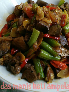 Foto resep Oseng Pedas Manis Hati Ampela
