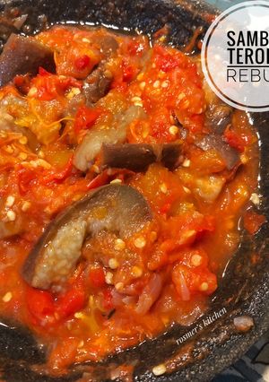 Foto resep Sambal terong rebus