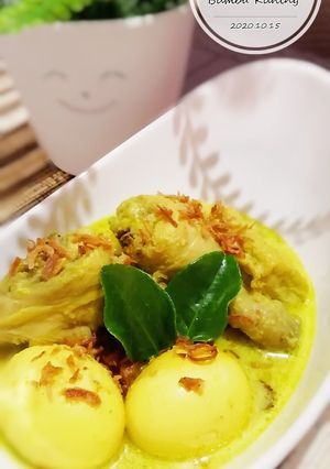 Foto resep Opor Ayam Telur Bumbu Kuning 👍