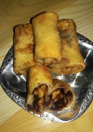 Foto resep Lumpia pisang coklat