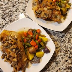 A picture of Pan-Seared Chicken Breast with Pan Sauce.