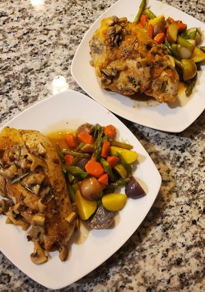 A picture of Pan-Seared Chicken Breast with Pan Sauce.
