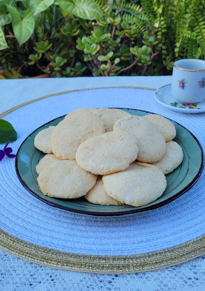 Una foto de Galletitas sin gluten con sésamo
