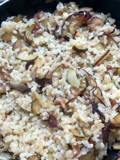Una foto de Arroz integral con verduras (para hipertensos)