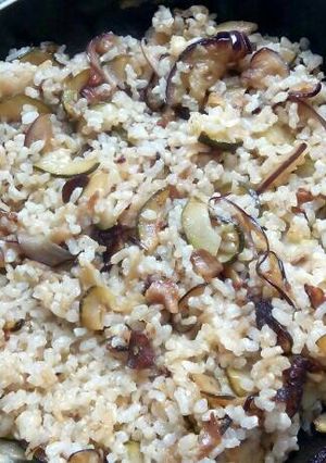 Una foto de Arroz integral con verduras (para hipertensos)