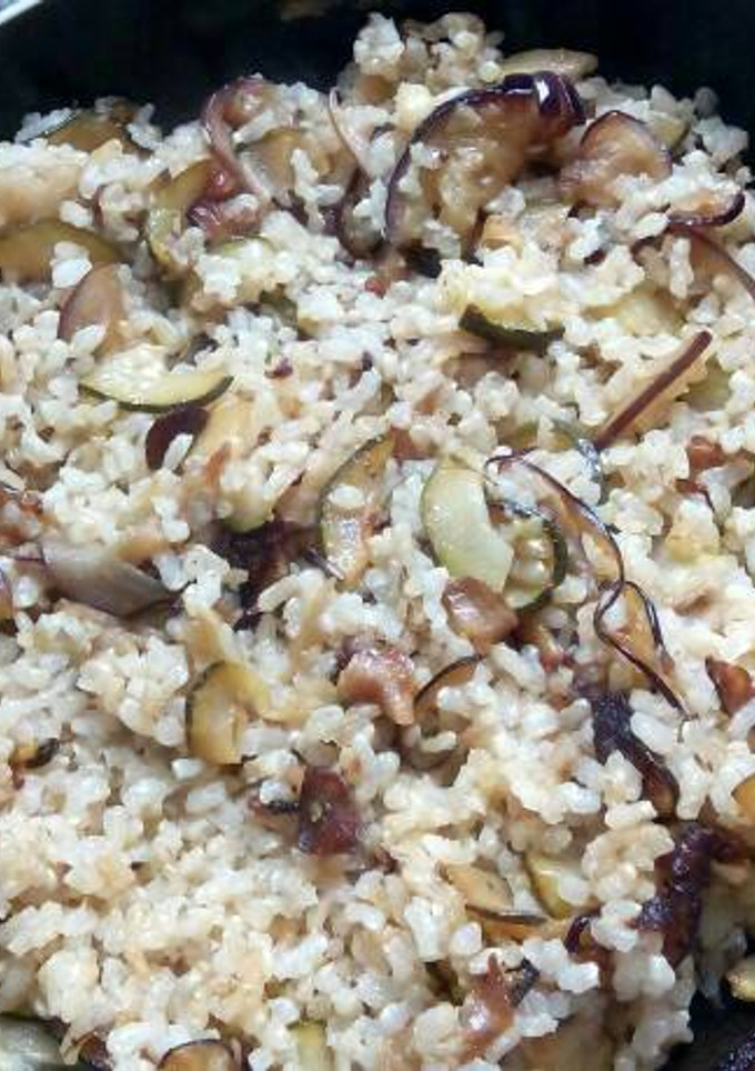Una foto de Arroz integral con verduras (para hipertensos)