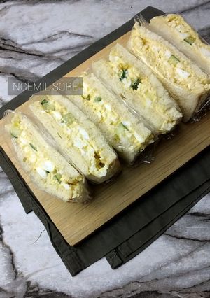 Foto resep Sandwich Salad Telur Timun
