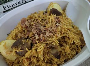 Gambar Nasi Briyani Daging Adabi