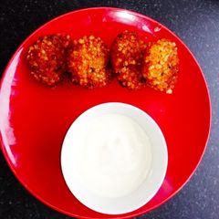 A picture of Sabudana vada.