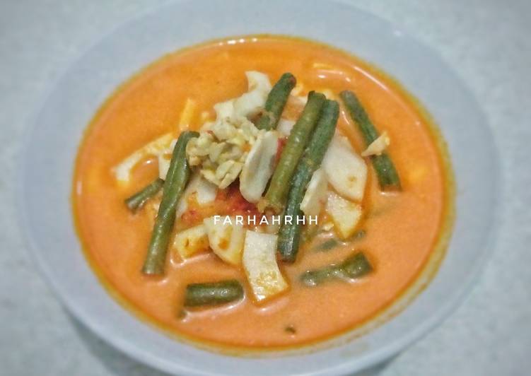 220. Gulai Rebung Tempe Kacang Panjang