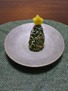 A picture of Wagashi Christmas Tree.