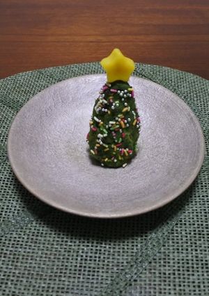 A picture of Wagashi Christmas Tree.