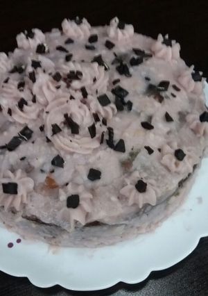 عکسی از دستور کاسترد با بیسکویت