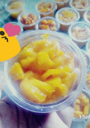 Foto resep Puyo jus mangga kekinian #enakanbikinsendiri