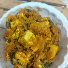 A picture of Paneer capsicum masala.
