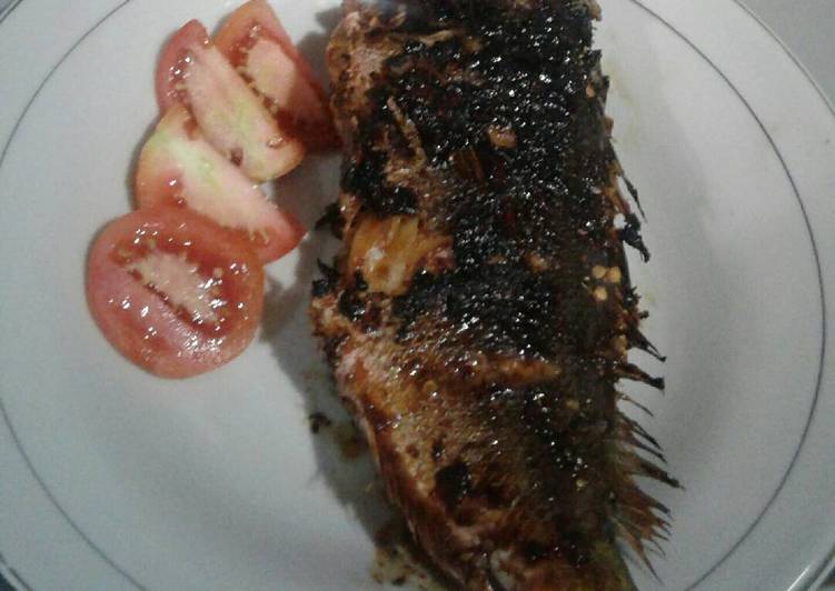 Ikan bakar pedas manis teflon