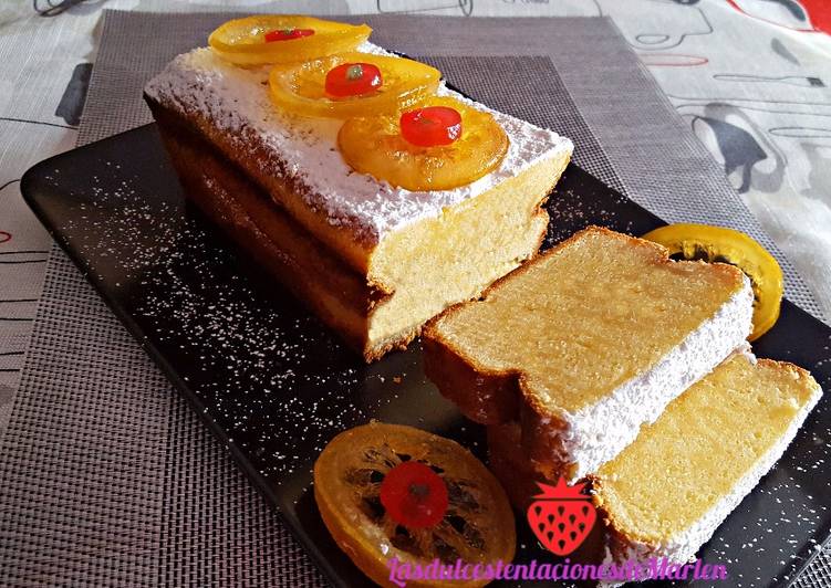 Bizcocho de limón y leche condensada