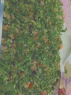صورة لوصفة تبولة