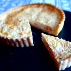 A picture of Smoked Salmon Tart.