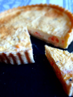 A picture of Smoked Salmon Tart.