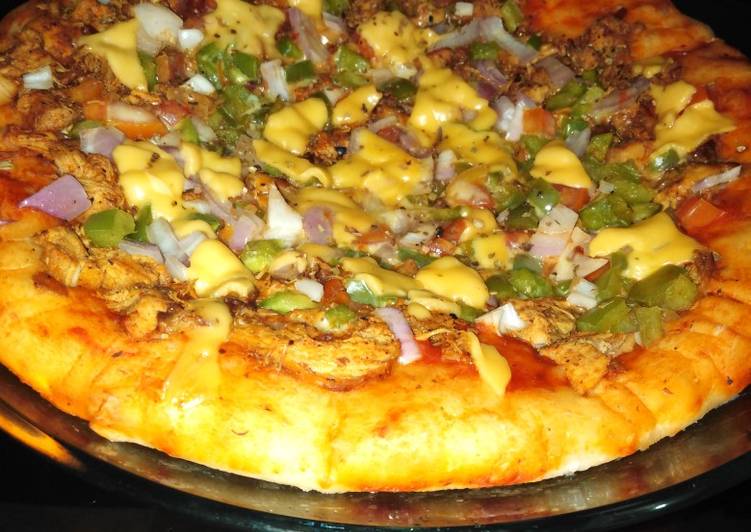 Easy Cheap Dinner Tandoori chicken pizza