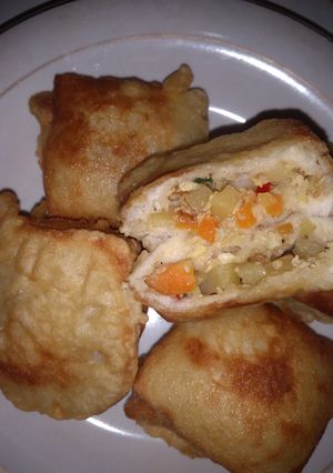 Foto resep Roti goreng isi kentang wortel