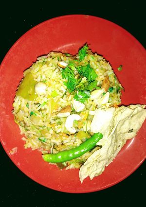 A picture of Mexican Briyani.