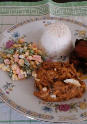 Una foto de Pollo semi-dulce con relleno