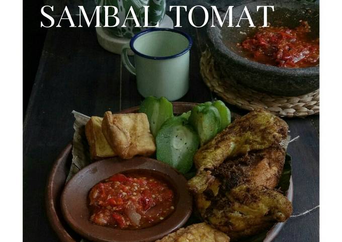 Pecel Ayam Sambal Tomat