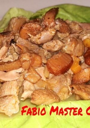 Foto di Durelli di Pollo con Funghi Gallinacci