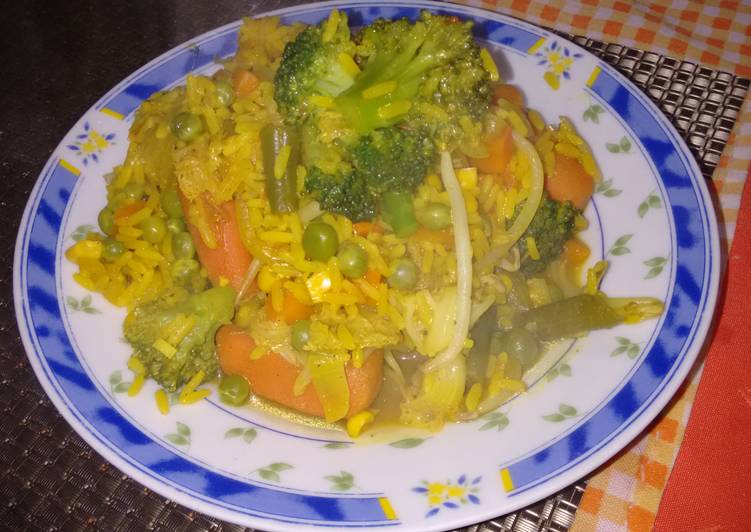 Paella vegetariana