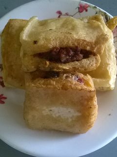 Hình của món Đậu khuôn độn thịt.