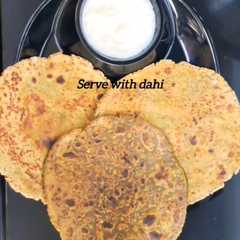 Una foto de Leftover Palaks abji Paratha