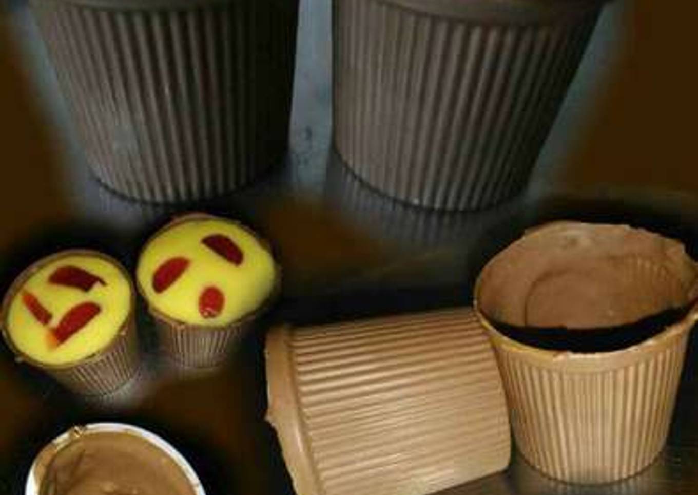 Mango Ras in edible chocolate cups