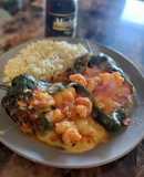 Chiles rellenos con camarón 🦐🦐🦐