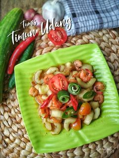 Foto resep Tumis Timun Udang
