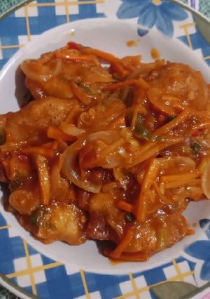 Foto resep Ayam crispy Asam manis pedas