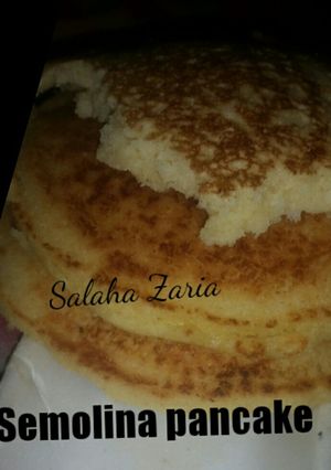 A picture of Semolina coconut pancake.