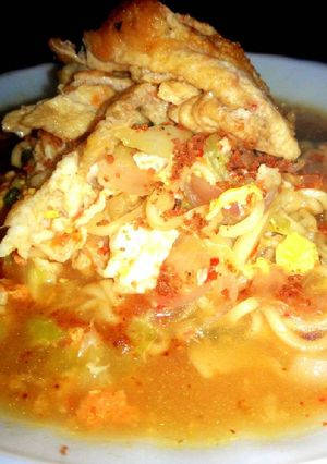 Foto resep Mie kuah rasa kari