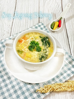 Foto resep Sup Jagung Pokcoy