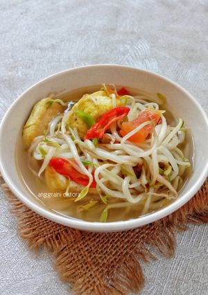 Foto resep Soup Tauge