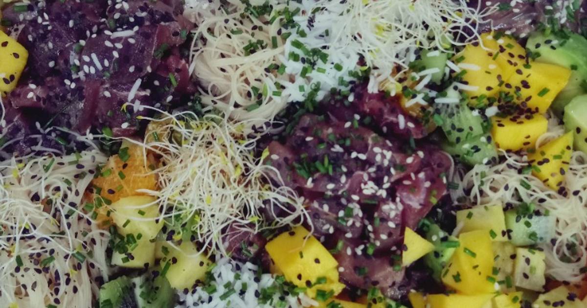 Poke vegano Receita por Solange De-Ré - Cookpad