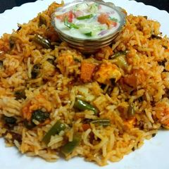 A picture of Dum Biryani.