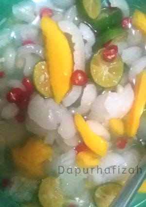 Foto resep Asinan rambutan mix mangga