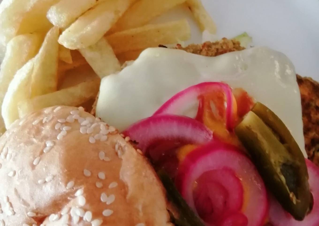 Hamburguesa de lentejas