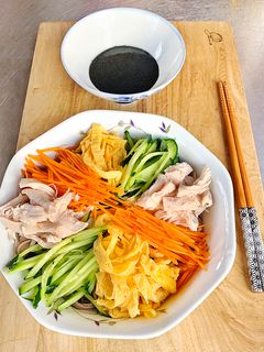 黑芝麻醬蕎麥冷麵 的食譜成品照片