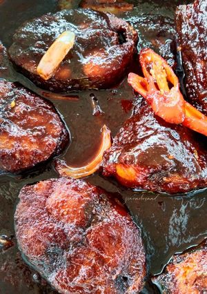 Gambar Ikan tongkol masak kicap pedas