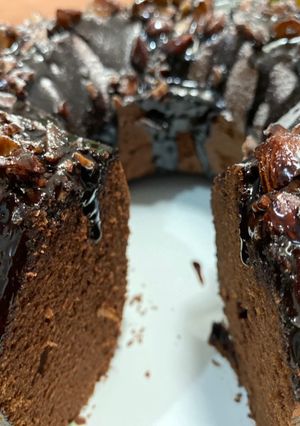 Foto resep Bolu coklat siram almond